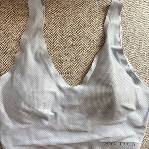 Nautica Women's light blue lightweight sports bra